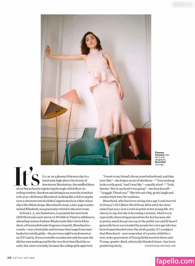 Rowan Blanchard / Simp Chat / rowanblanchard Onlyfans Photo Gallery 