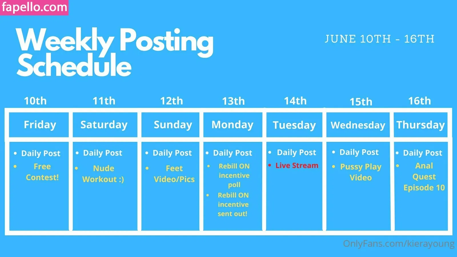 Kiera Young / Milawoods / kierayoung / kierayoung_ Onlyfans Photo Gallery 