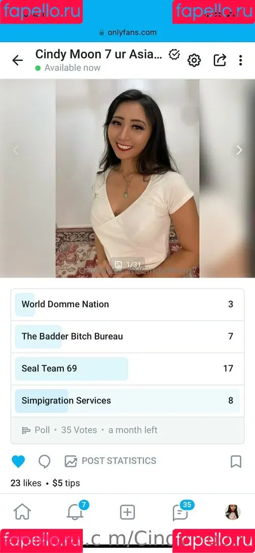 cindymoon007 / cindymoon7 Onlyfans Photo Gallery 
