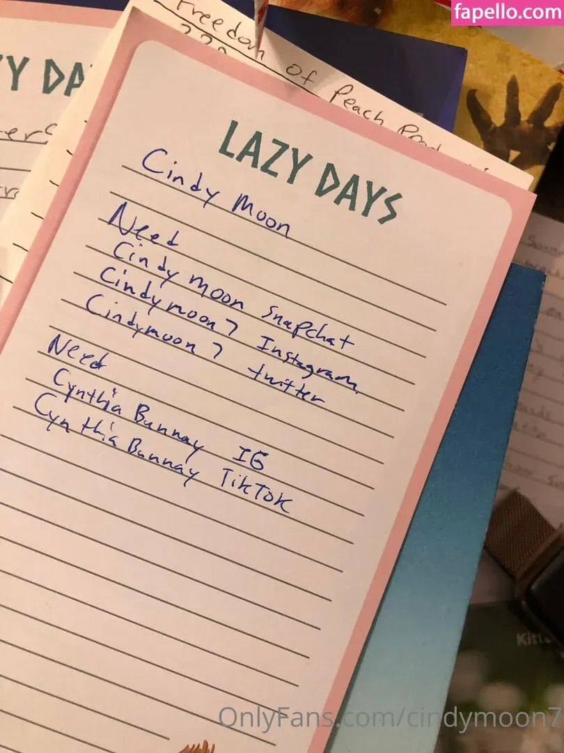 cindymoon007 / cindymoon7 Onlyfans Photo Gallery 