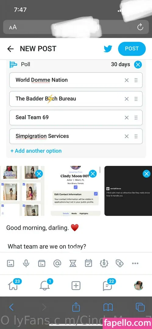 cindymoon007 / cindymoon7 Onlyfans Photo Gallery 