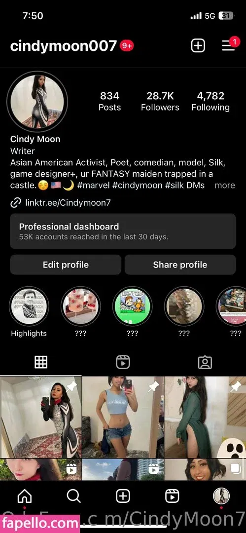 cindymoon007 / cindymoon7 Onlyfans Photo Gallery 