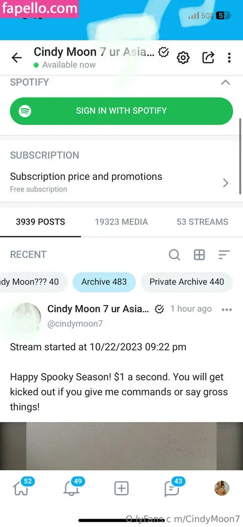 cindymoon007 / cindymoon7 Onlyfans Photo Gallery 