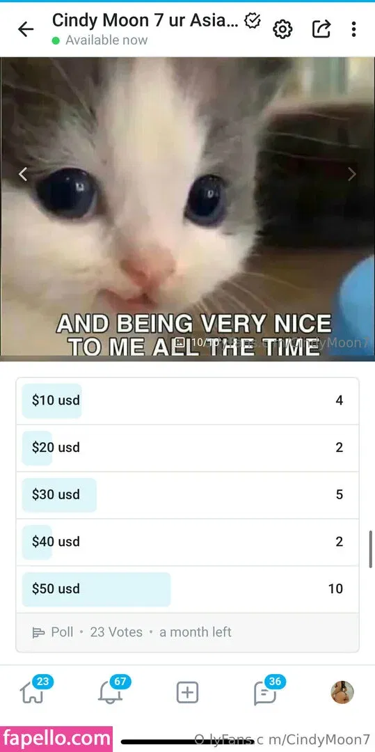 cindymoon007 / cindymoon7 Onlyfans Photo Gallery 