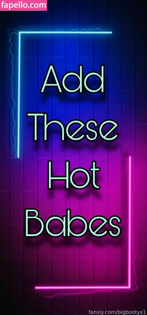 bigbootysx1 / bigbootyx1 Onlyfans Photo Gallery 