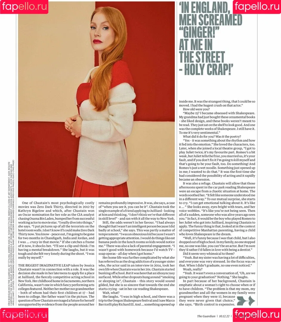 Jessica Chastain / jessicachastain Onlyfans Photo Gallery 