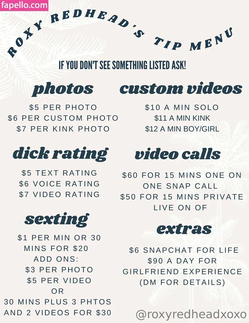 ratedrachelxoxo / roxyredheadxoxo Onlyfans Photo Gallery 