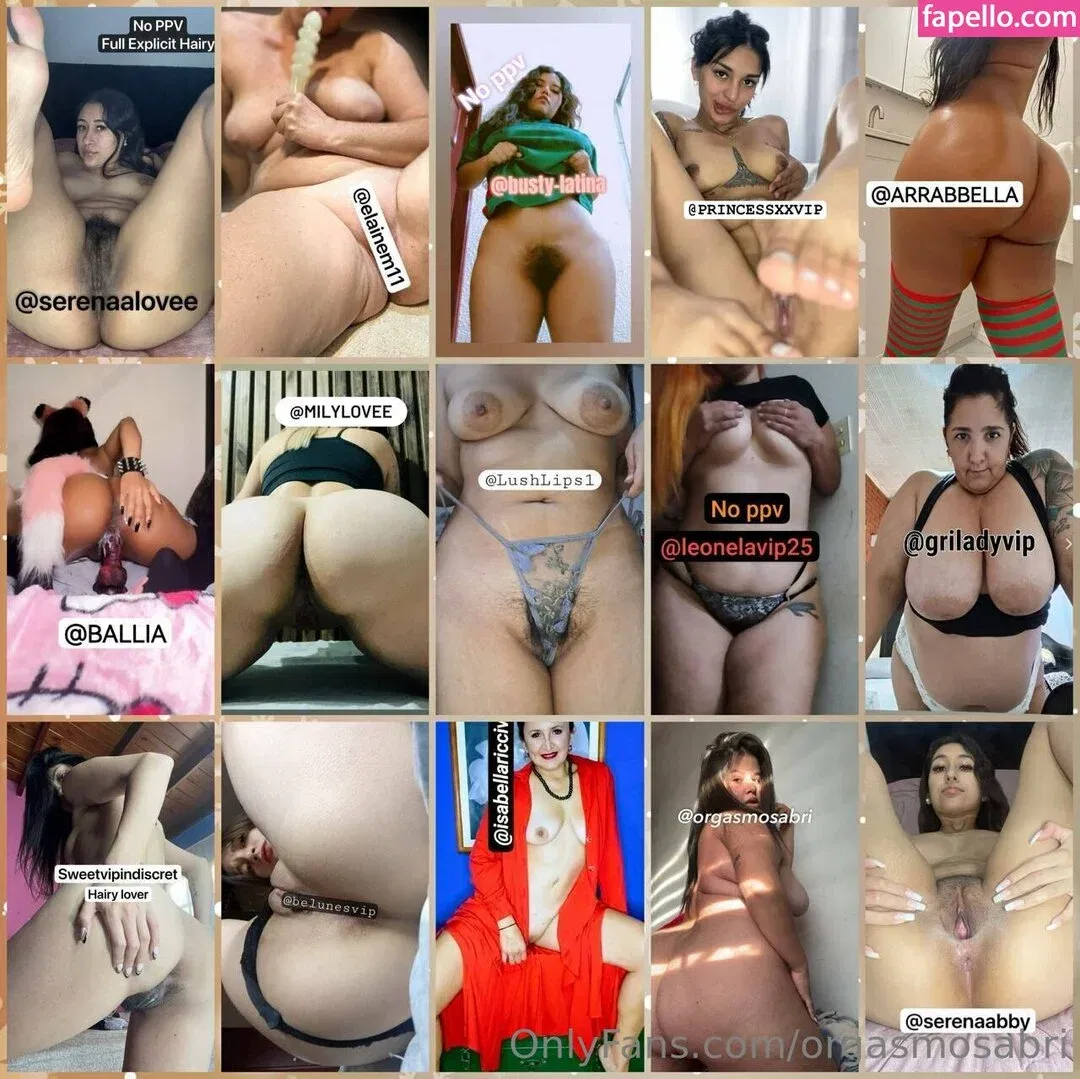 orgasmosabri / saaabribrii Onlyfans Photo Gallery 