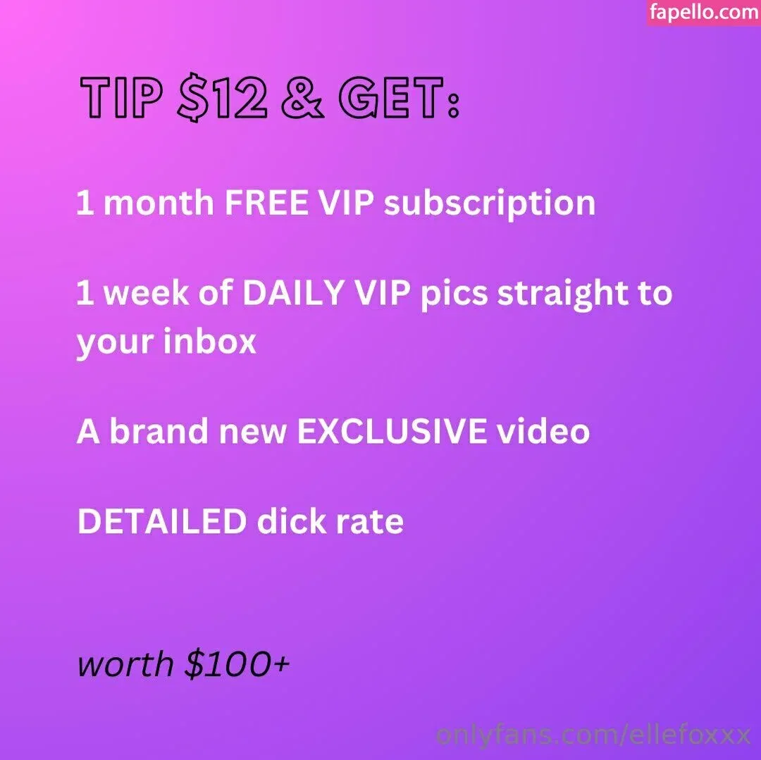 ellee.fox / ellefoxfree Onlyfans Photo Gallery 