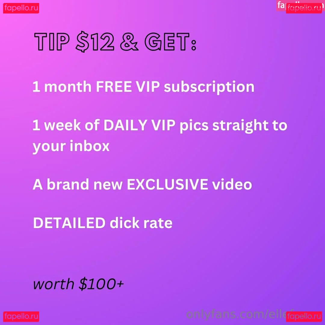 ellee.fox / ellefoxfree Onlyfans Photo Gallery 