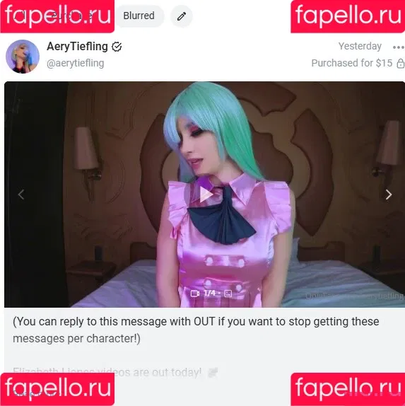 Aery Tiefling / aerytiefling / aerytieflingcosplay Onlyfans Photo Gallery 
