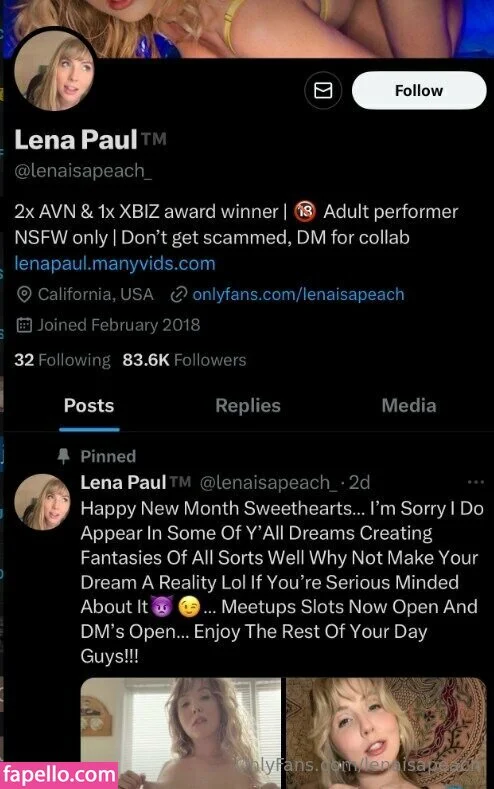 lenaisapeach / lenapaulxo Onlyfans Photo Gallery 