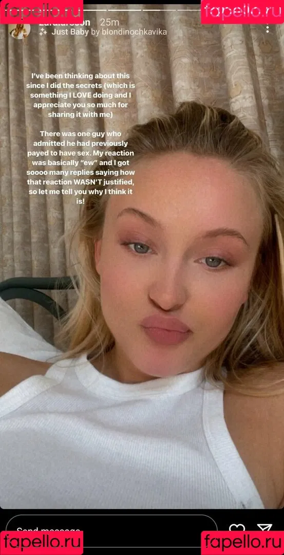 Zara Larsson / zaralarsson Onlyfans Photo Gallery 