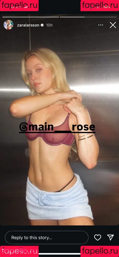 Zara Larsson / zaralarsson Onlyfans Photo Gallery 