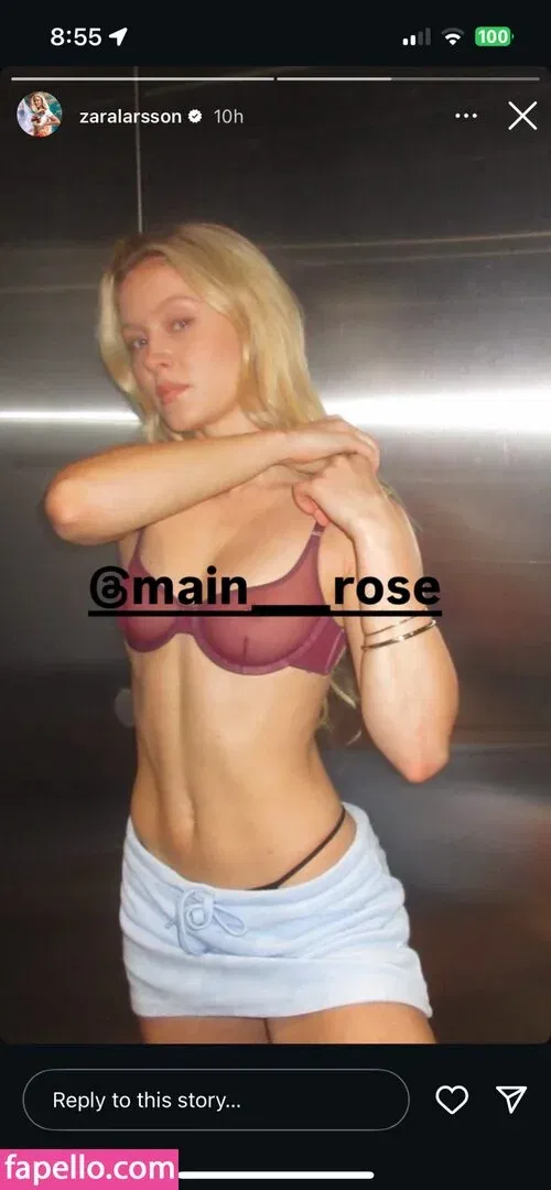 Zara Larsson / zaralarsson Onlyfans Photo Gallery 