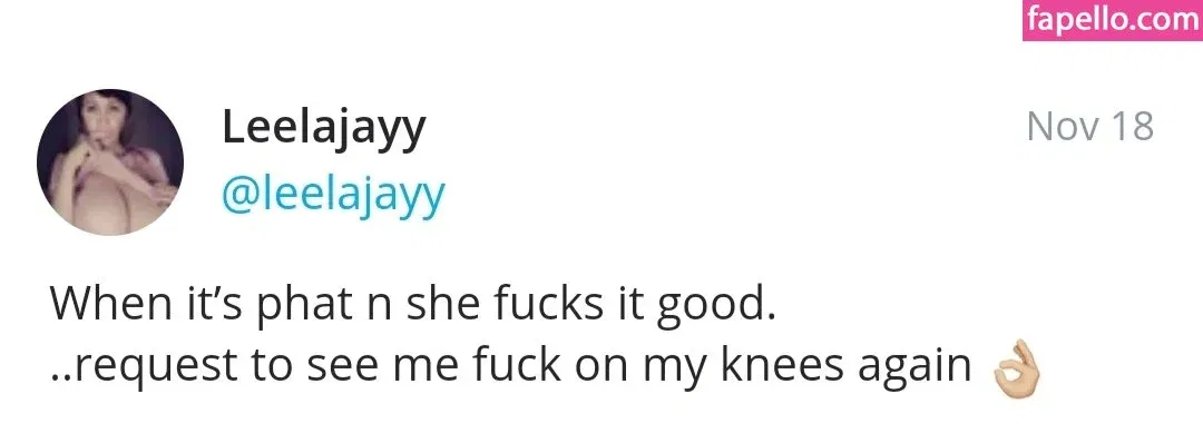 Leelajay / https: / leelajayy Onlyfans Photo Gallery 