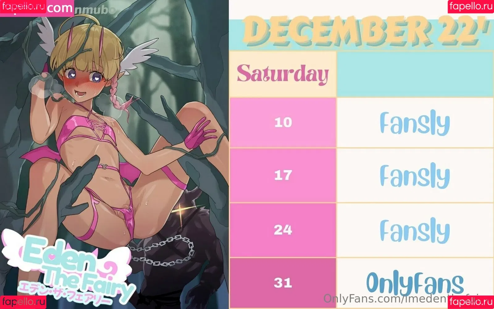 EdenTheFairy / eden.thefairy / imedenthefairy Onlyfans Photo Gallery 