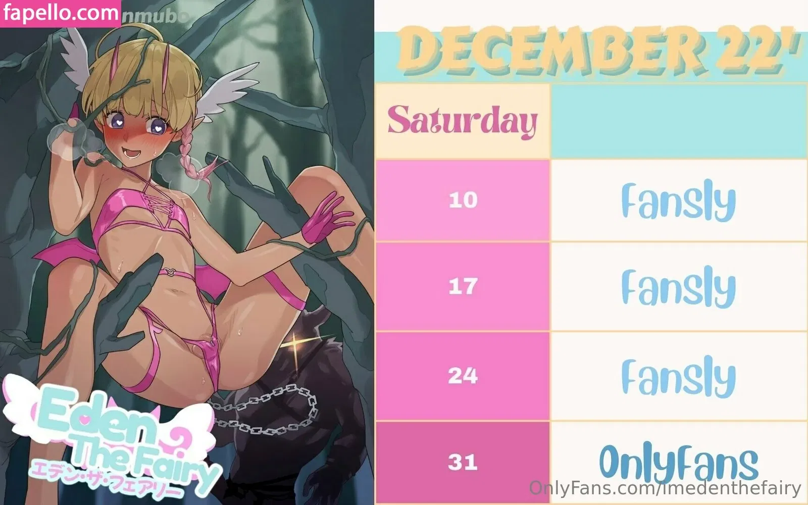 EdenTheFairy / eden.thefairy / imedenthefairy Onlyfans Photo Gallery 