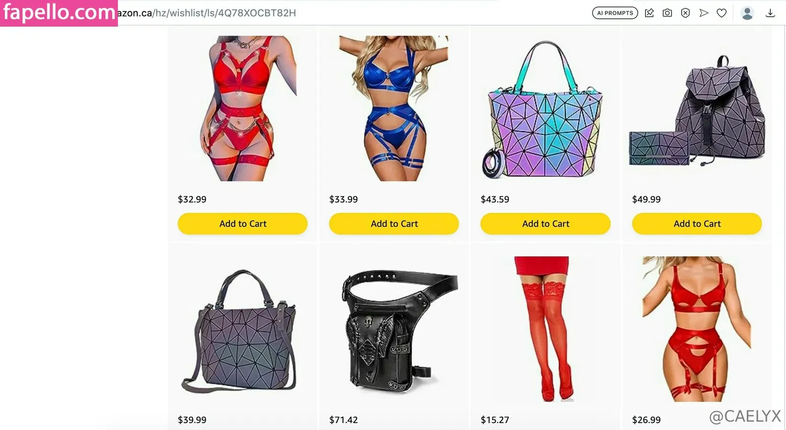 caelyx / caelyxofficial Onlyfans Photo Gallery 