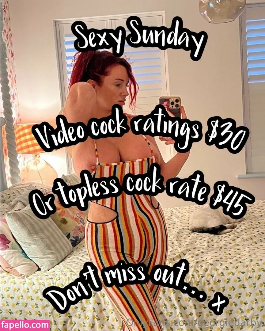 Georgie Darby / georgiedarby / itsgeorgiedarby Onlyfans Photo Gallery 