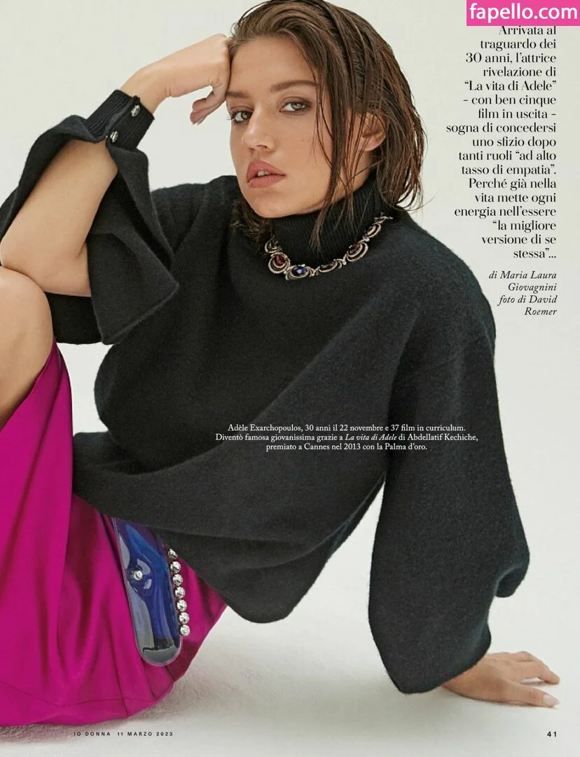 Adele Exarchopoulos / adeleexarchopoulos Onlyfans Photo Gallery 