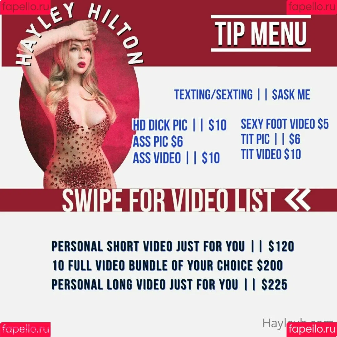 thehayleyb / tshayleybaby Onlyfans Photo Gallery 