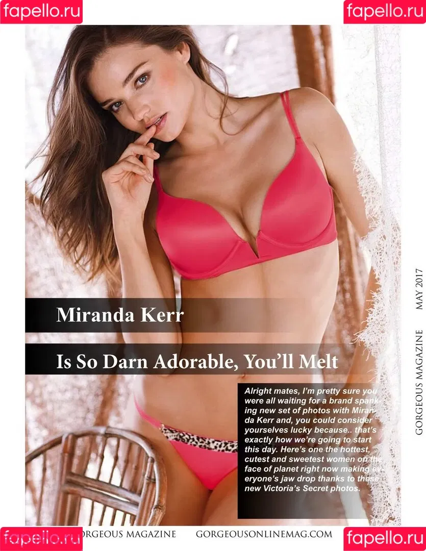 Miranda Kerr / mirandakerr / tsmirandakerr Onlyfans Photo Gallery 
