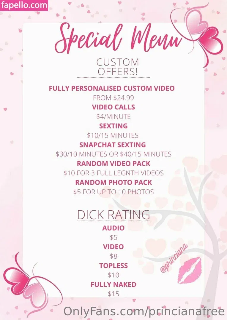 princianafree / thelifeofprinciee Onlyfans Photo Gallery 