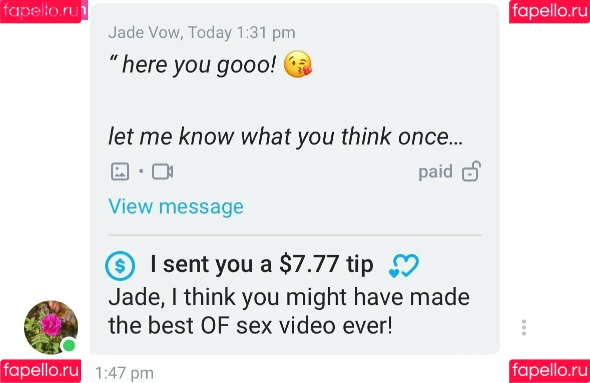Jade Vow / JadeVow / Littlepidge / pidgespage Onlyfans Photo Gallery 