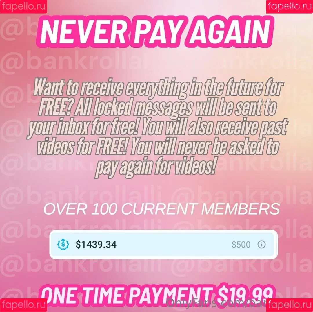 bankrollalli / bankrolllalli Onlyfans Photo Gallery 