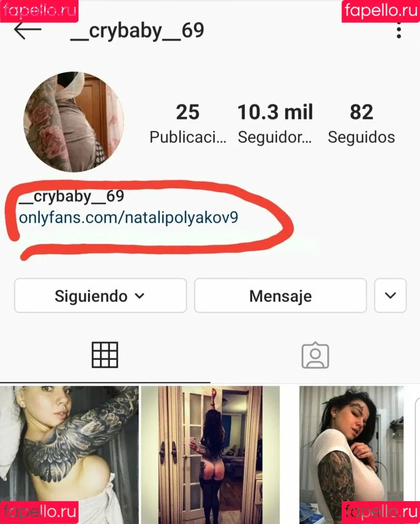 Natalia Polyakova / crybaby6999 / natalia.polyakova / natalipolyakov9 Onlyfans Photo Gallery 