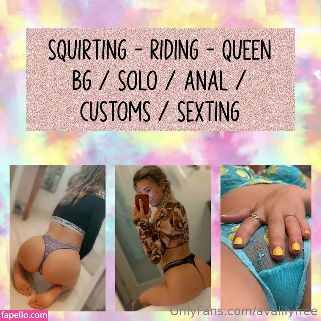 avalilyfree / avalilyuk Onlyfans Photo Gallery 