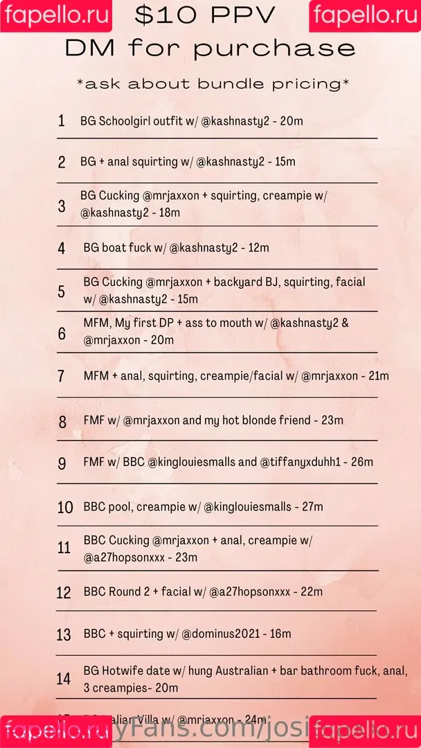 https: / josiejaxxon Onlyfans Photo Gallery 