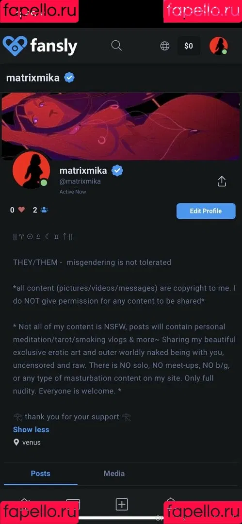 ARIESV3NUS / Ariesvenus / Matrixmika / Thiccuslyrata / Venusmatrix / matrixmicah Onlyfans Photo Gallery 