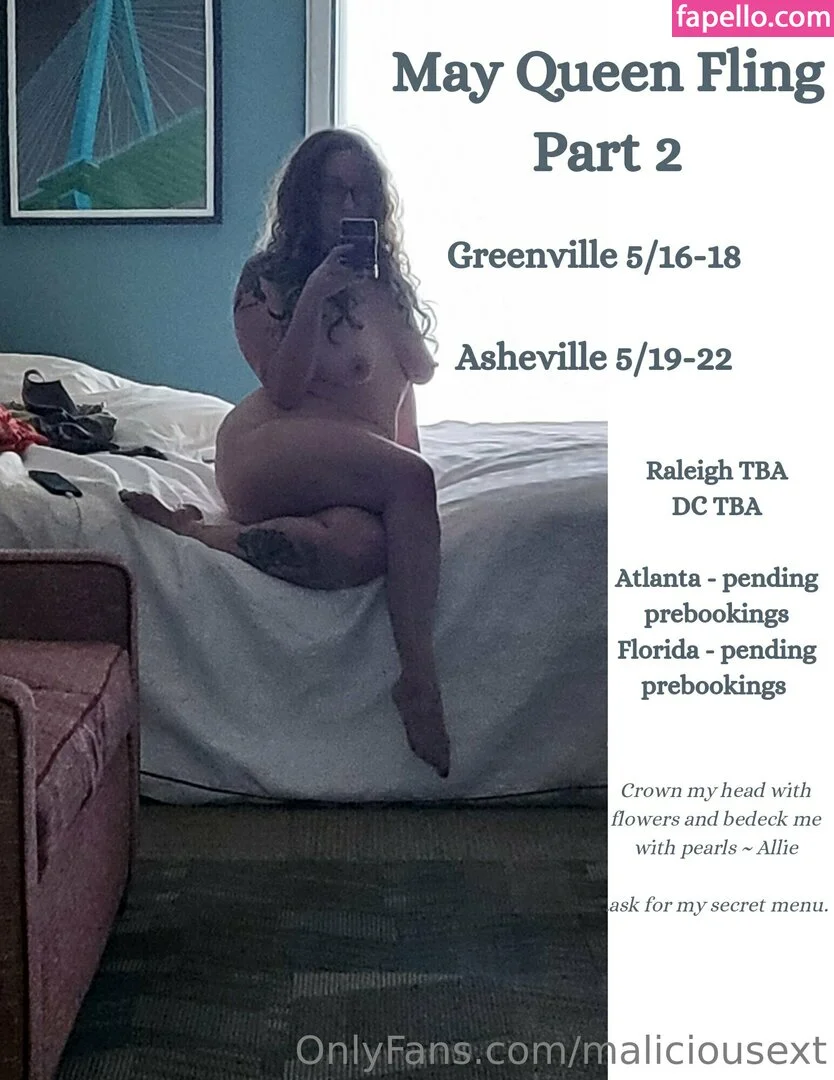 allieisagawdess / maliciousext Onlyfans Photo Gallery 