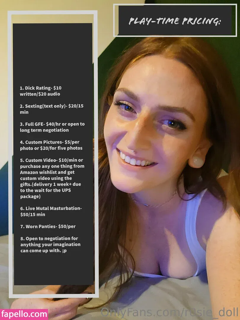 apocketfullofrosiee / r0sie_doll Onlyfans Photo Gallery 