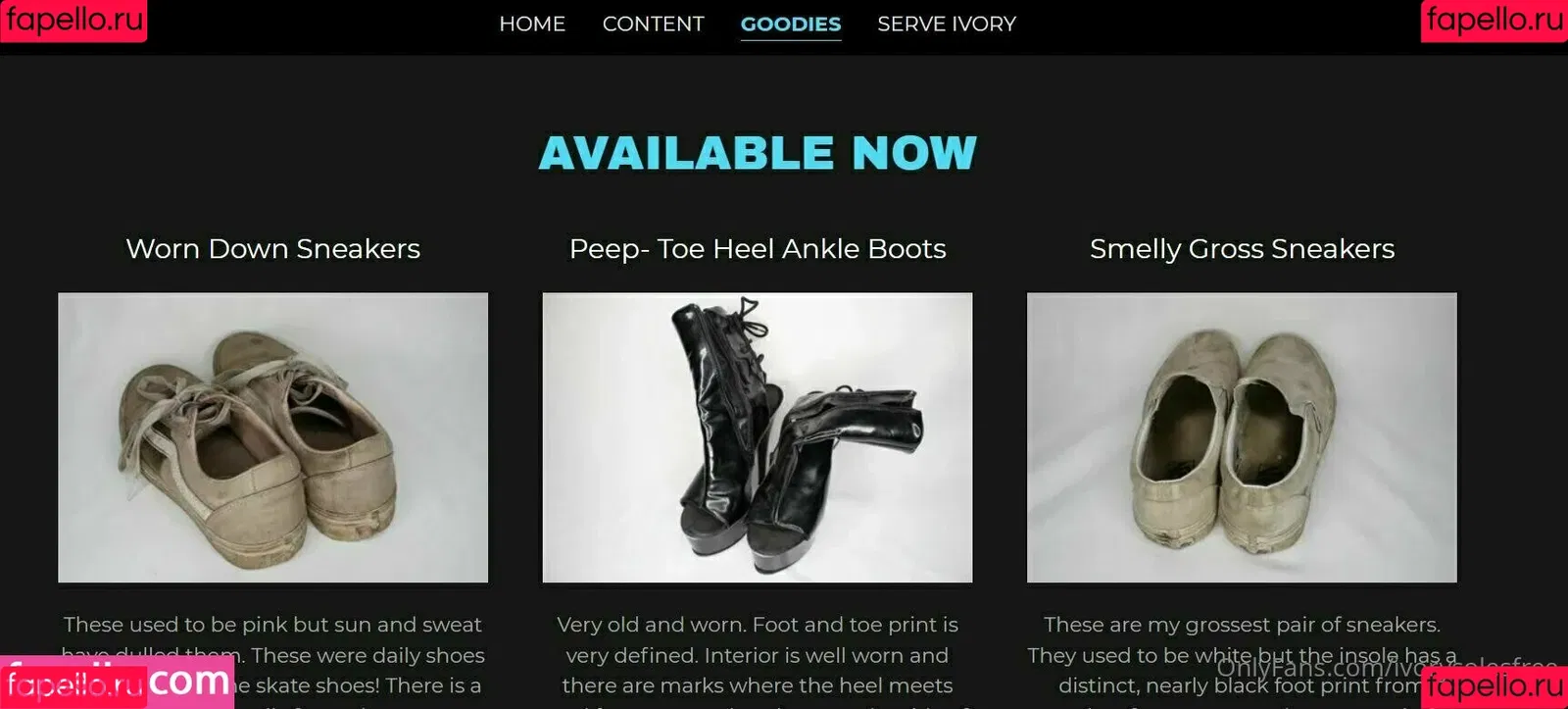 ivory.soles.x / ivorysolesfree Onlyfans Photo Gallery 