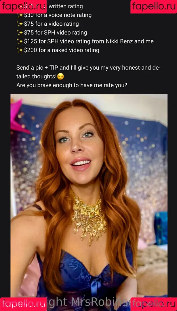 Mrsrobinsonxo / mrsrobinsonxox Onlyfans Photo Gallery 