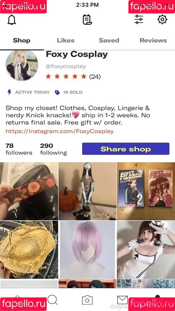 FoxyCosplay / foxy.cosplay / foxy_cosplay Onlyfans Photo Gallery 