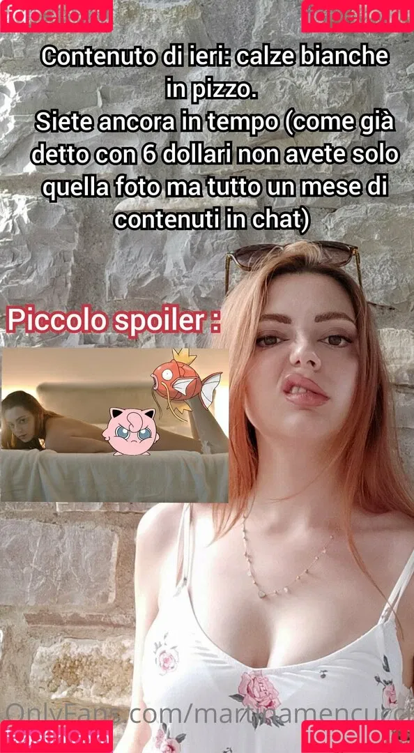 martinamencucci / martinamencucci_ Onlyfans Photo Gallery 