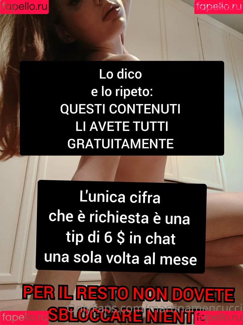 martinamencucci / martinamencucci_ Onlyfans Photo Gallery 