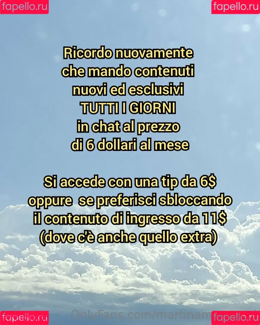 martinamencucci / martinamencucci_ Onlyfans Photo Gallery 