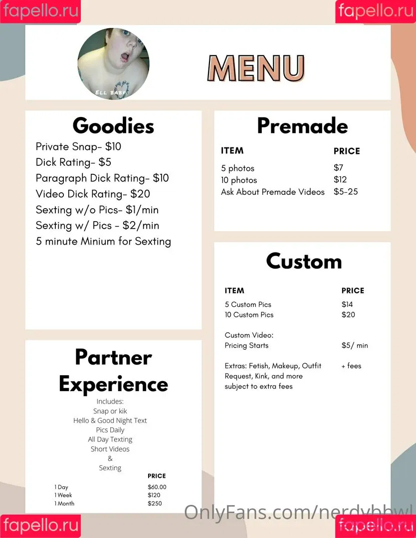 nerdybbwl / nerdynewb Onlyfans Photo Gallery 