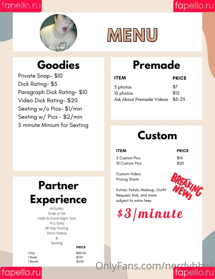 nerdybbwl / nerdynewb Onlyfans Photo Gallery 