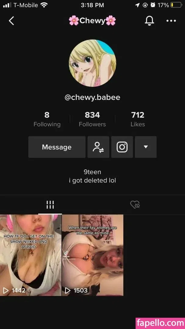 Chewys.melons Onlyfans Photo Gallery 