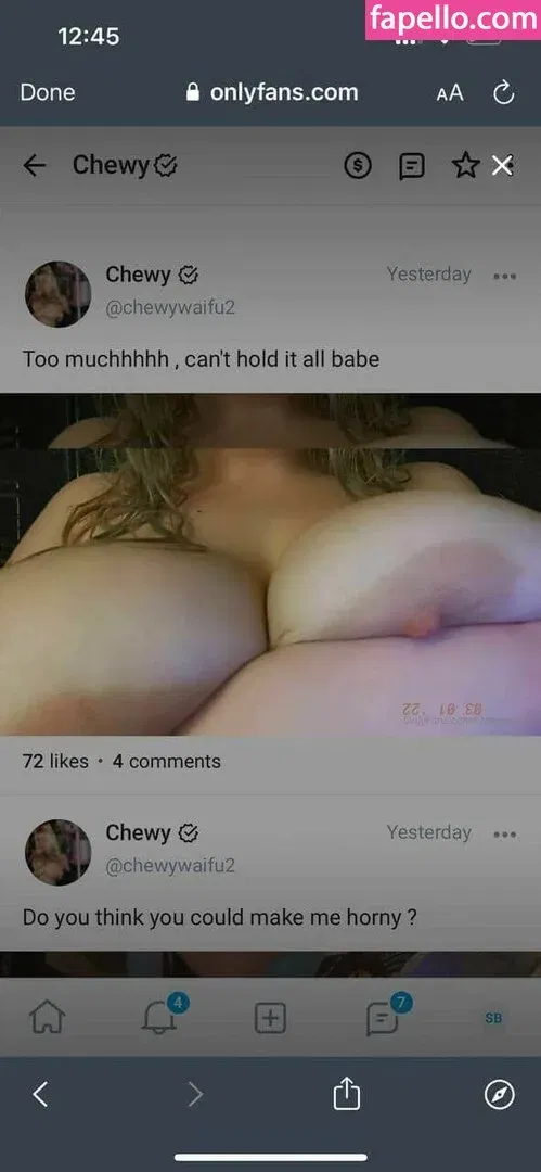 Chewys.melons Onlyfans Photo Gallery 