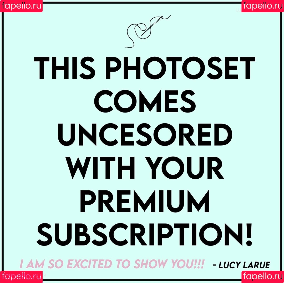 lucylarue / lucylaruesdailystyle Onlyfans Photo Gallery 