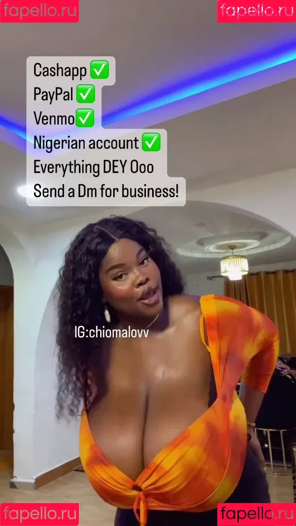 Chioma Lovv / chiomalovv Onlyfans Photo Gallery 