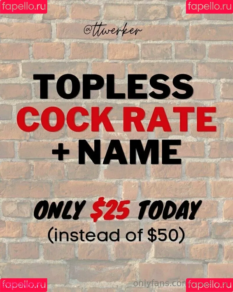 Tvwerker / ttwerker Onlyfans Photo Gallery 