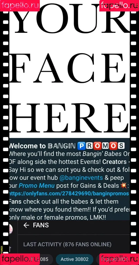 banginpromos / banginpromotions_ Onlyfans Photo Gallery 